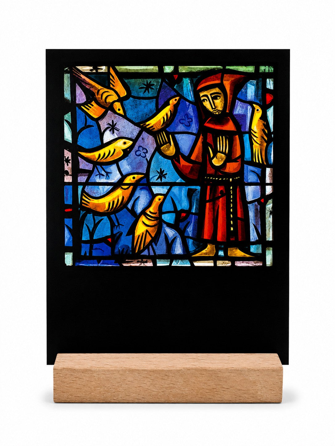 Andachtsbild „Franziskus und die Vögel“ – Spirituelle Miniatur