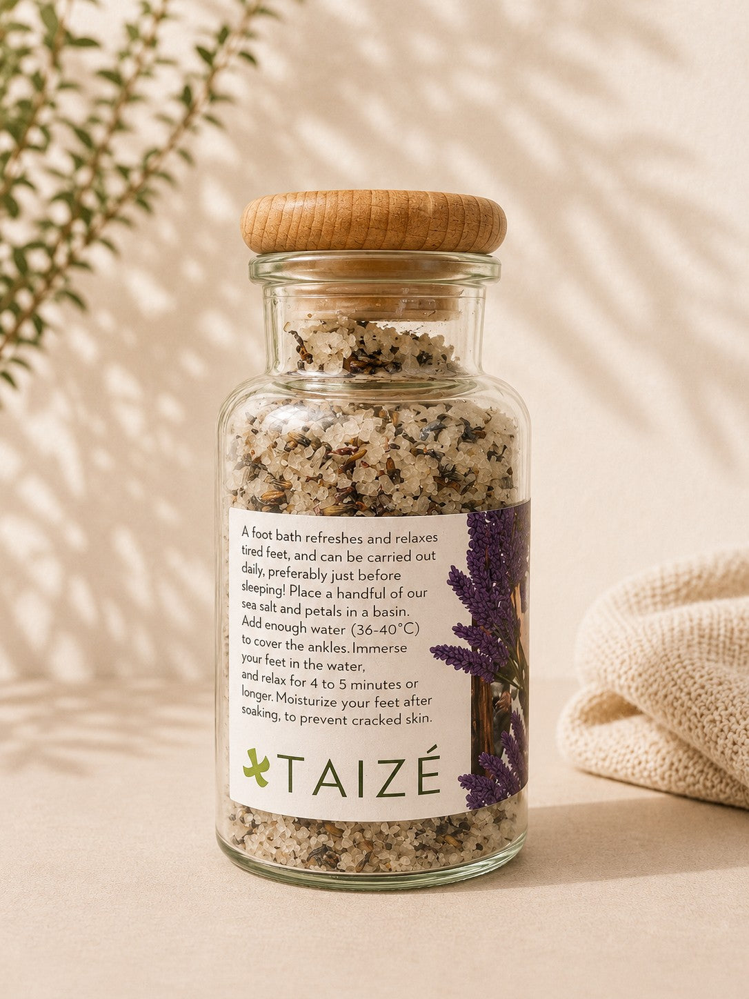 Entspannendes Fußbad mit Lavendel & Rosmarin – Taizé