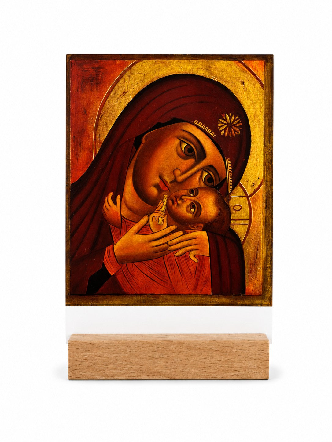 Postkarte - Ikone Muttergottes mit Kind