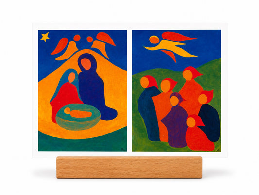 Postkarte – Die Weihnachtsbotschaft