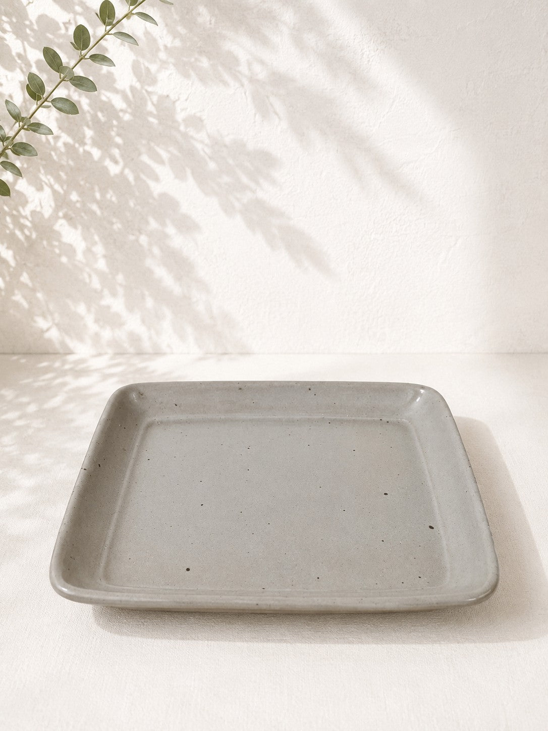 Ceramic set from Taizé – Handmade serving platter with small jug