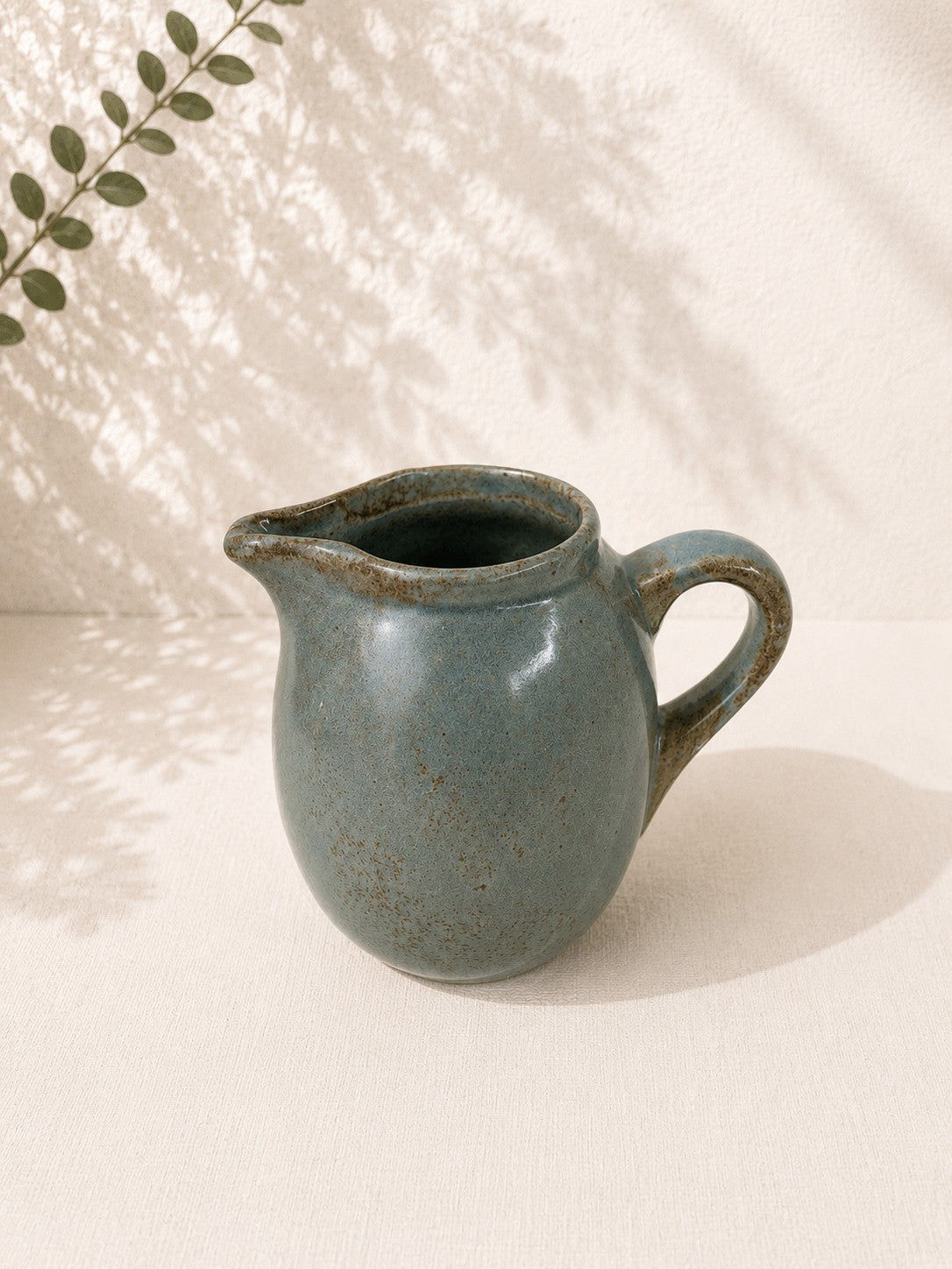 Ceramic set from Taizé – Handmade serving platter with small jug